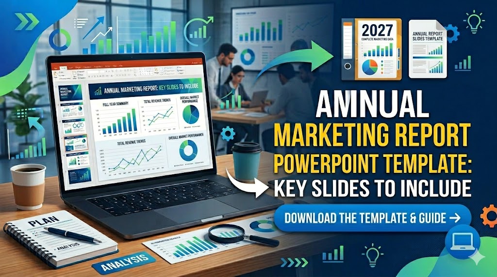 Annual Marketing Report PowerPoint Template: Slides to Include