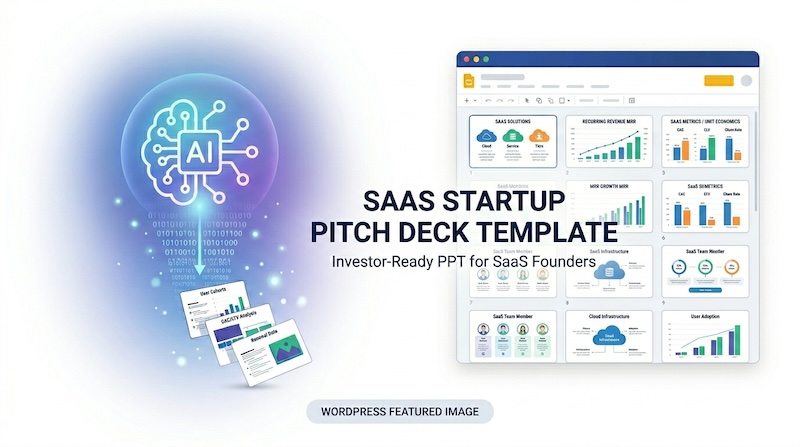 SaaS Startup Pitch Deck Template