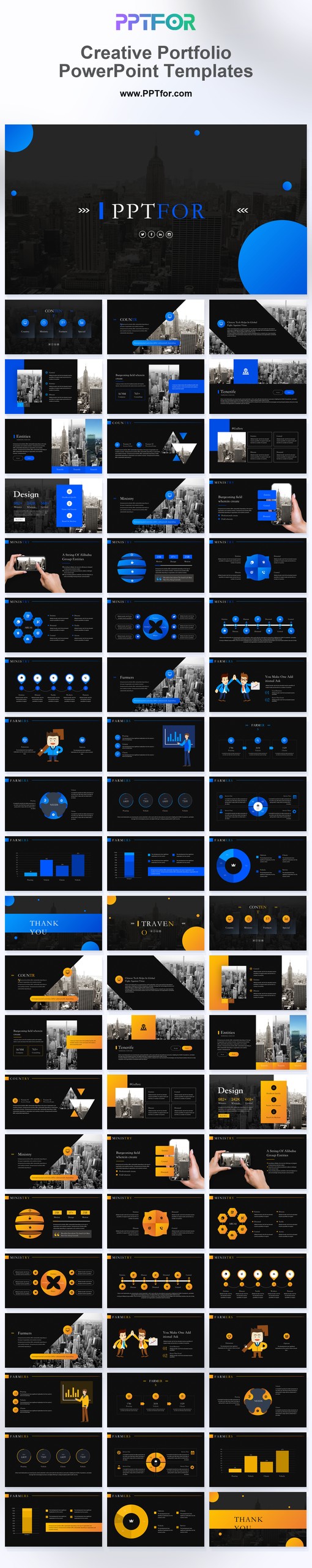Creative Portfolio PowerPoint Template