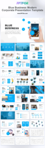 Blue Business Modern Corporate Presentation Template