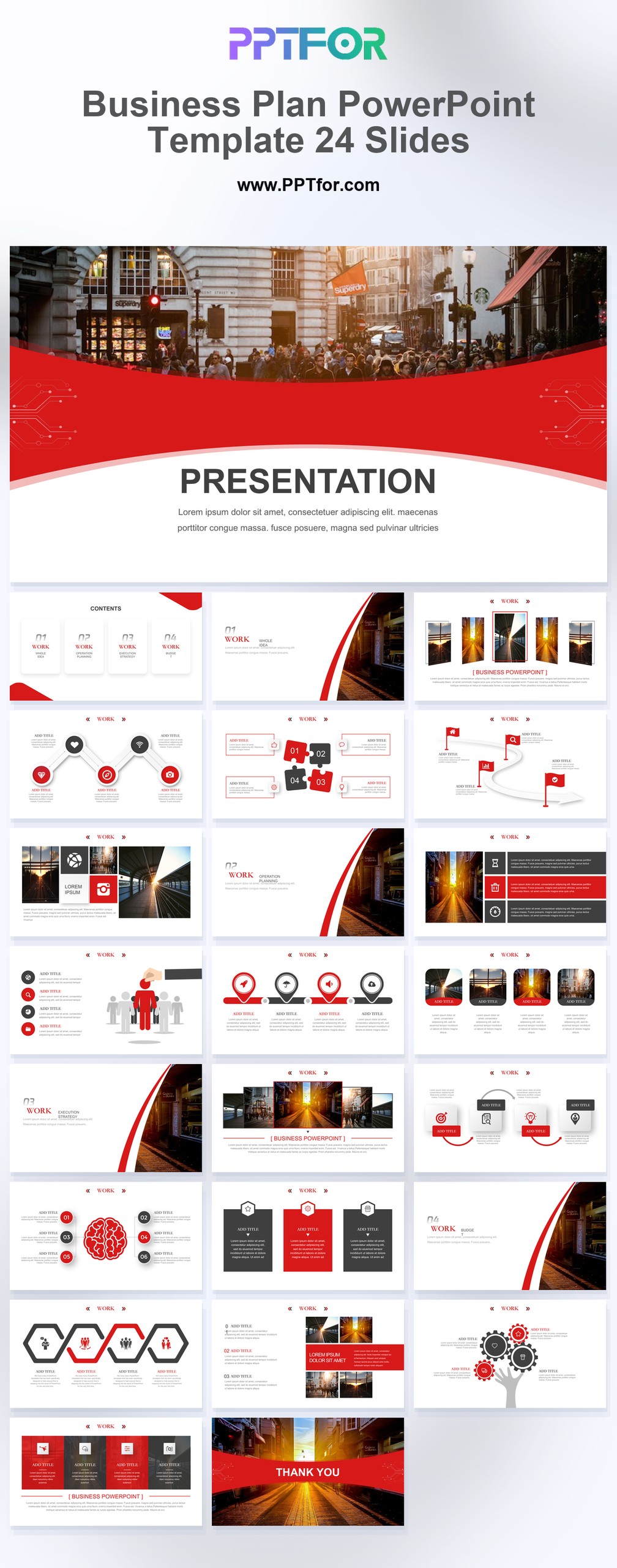 Business Plan PowerPoint Template 24 Slides