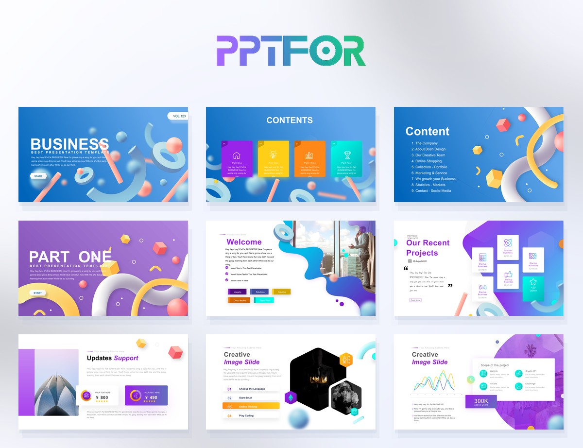 Candy Series PowerPoint Template 30 Slides