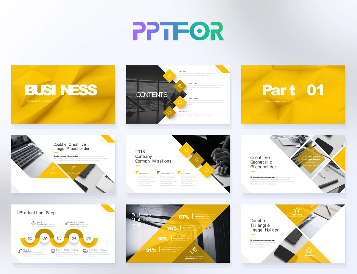 Investment Pitch Decks Business PowerPoint Template