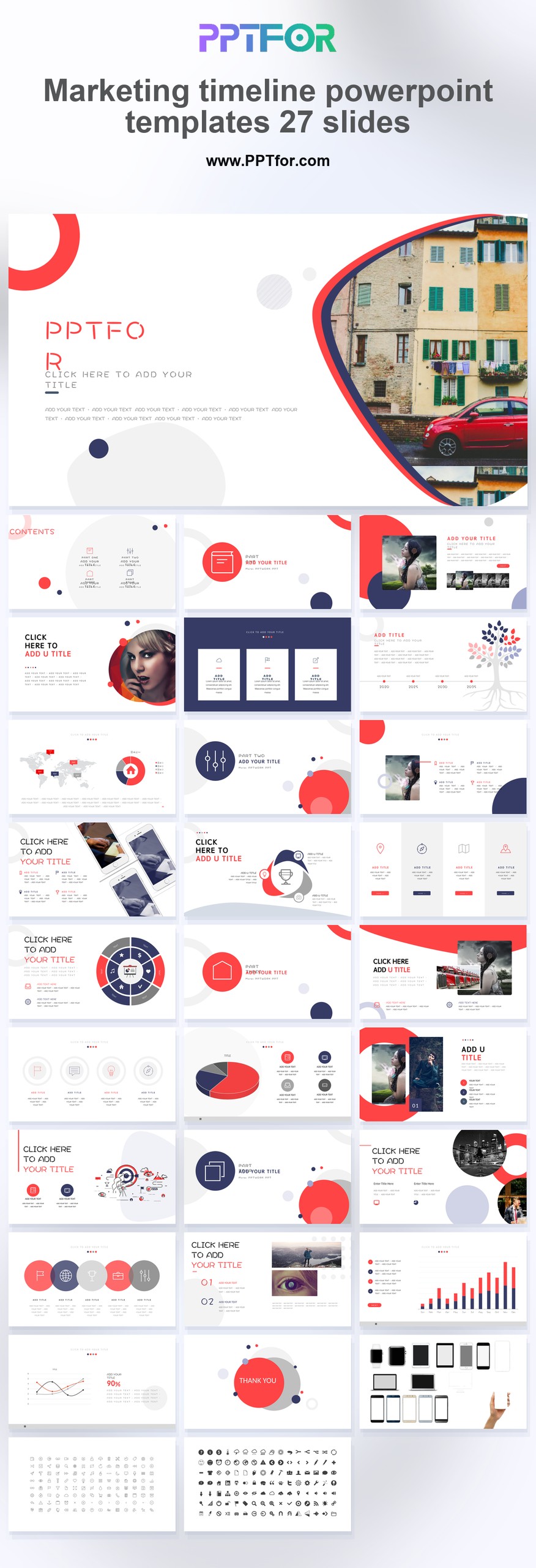 Marketing timeline PowerPoint Templates 27 Slides