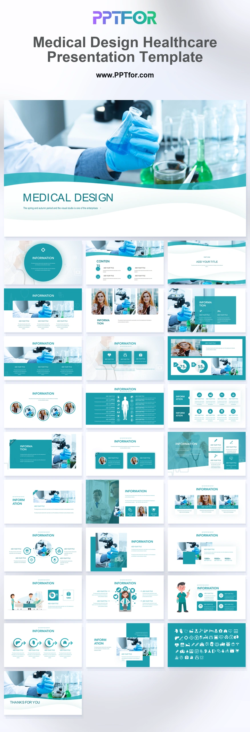 Medical Design & Healthcare Presentation Template
