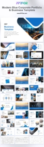 Blue Corporate Portfolio & Business Template