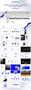 Startup Financing Modern Corporate Pitch Deck Template