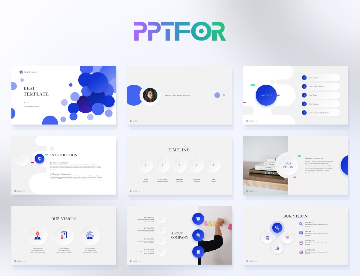Tech Startup PowerPoint Template 30 Slides