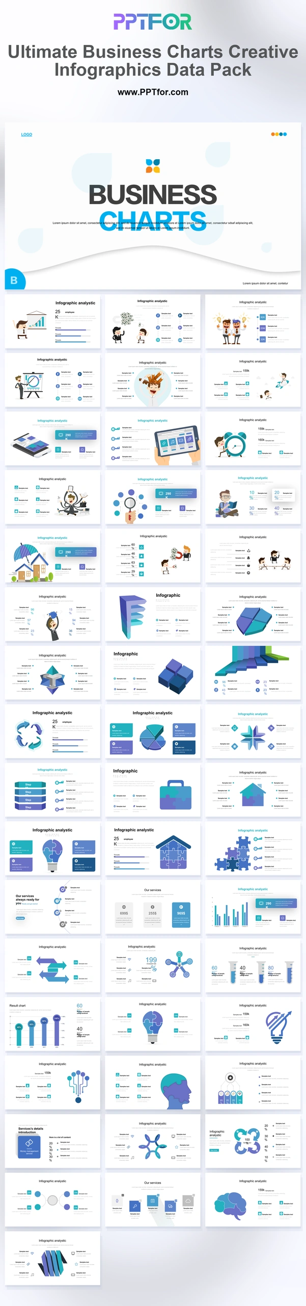 Ultimate Business Charts Creative Infographics Data Pack