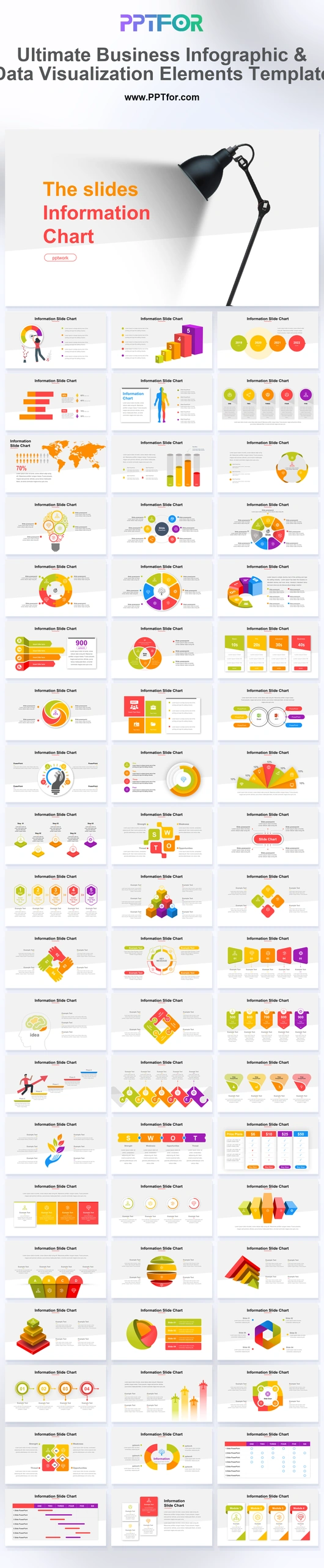 Ultimate Business Infographic & Data Visualization Elements Template
