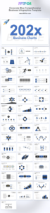 Corporate Blue Comprehensive Business Infographics Template