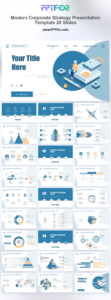 Modern Corporate Strategy Presentation Template 28 Slides