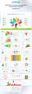 Multi-Color Creative Infographics PowerPoint Template